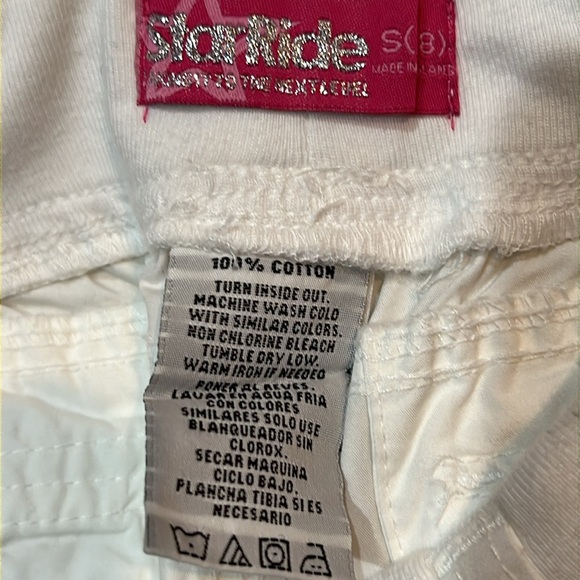 NEW Girls Cargo/Bermuda Shorts 7/8 - Picture 6 of 6